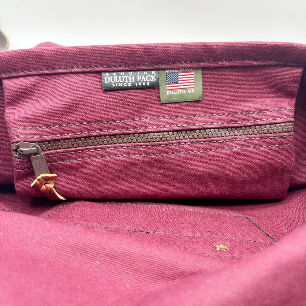 NWT Duluth Pack Scout Pack in Burgundy